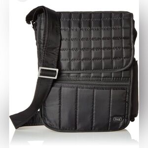 Lug Black Moped Crossbody Bag